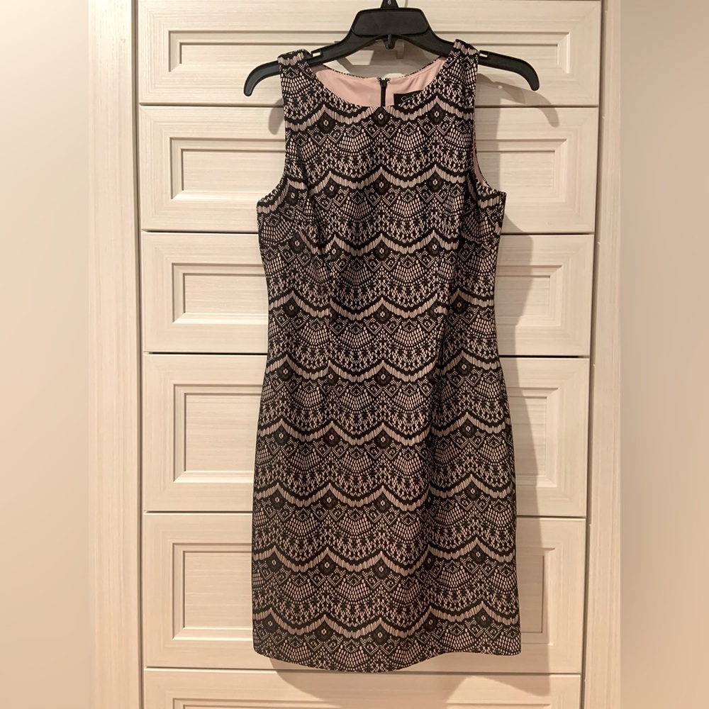 Black lace formal dress, like new